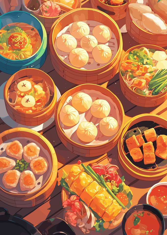 Assorted Dim Sum Feast