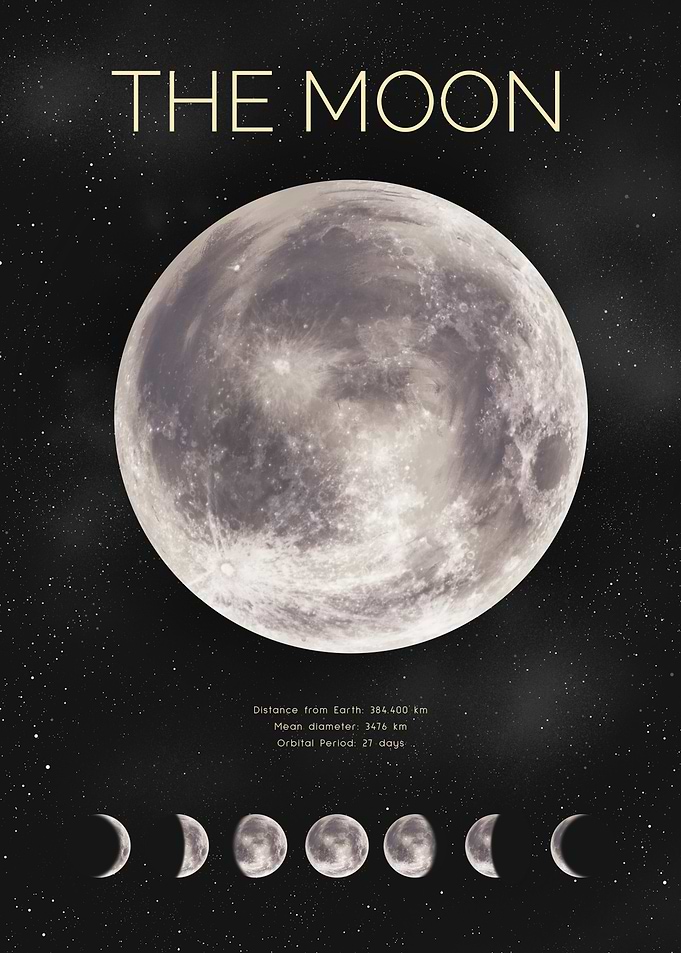 The Moon Phases Poster