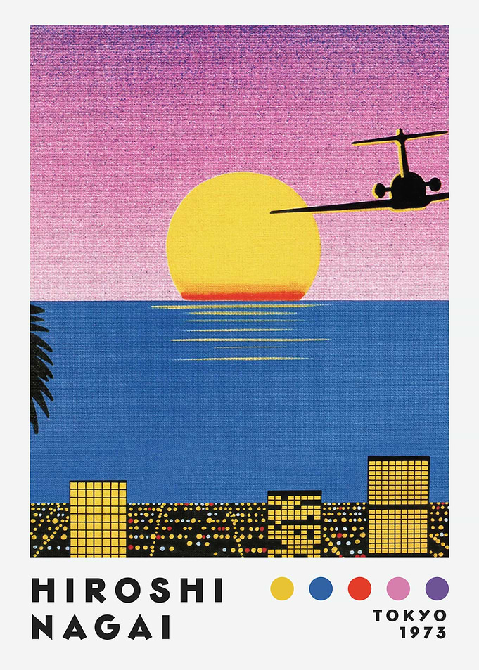 Hiroshi Nagai Tokyo 1973 Art Print