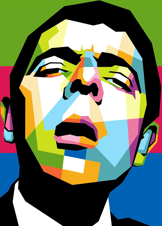 Colorful Pop Art Portrait
