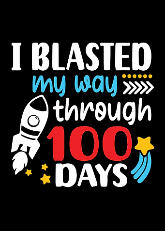 I Blasted Through 100 Days Design