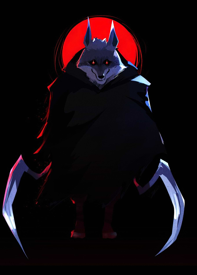 Death Wolf in Shadow