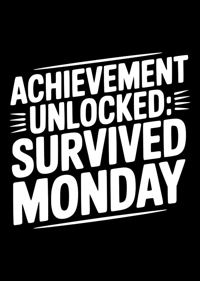 Achievement Unlocked: Survived Monday