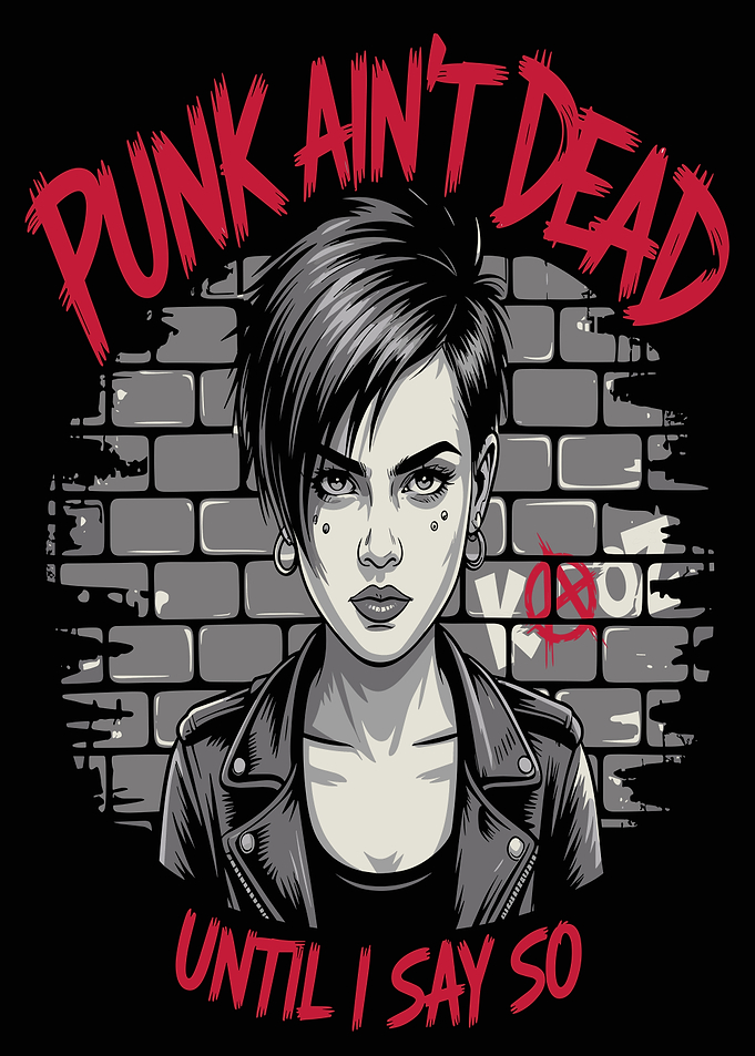 Punk Ain't Dead Illustration