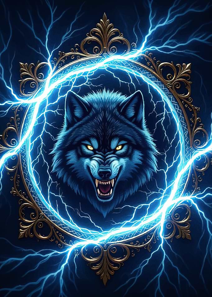 Wolf Lightning Aura