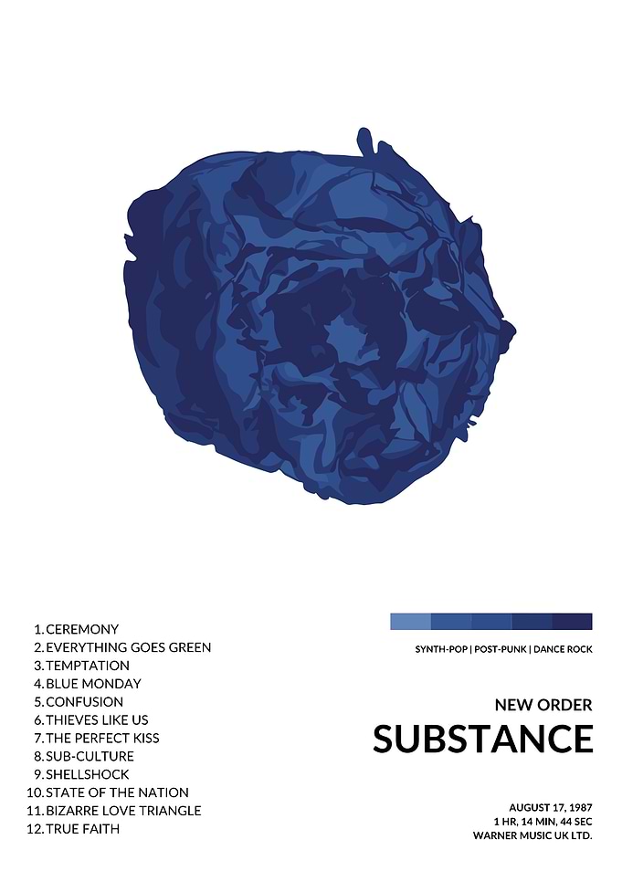 New Order Substance Album Cover
