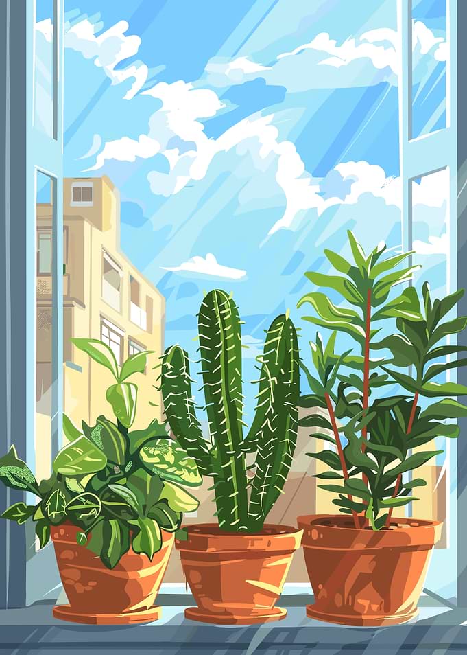 Plants by the Window