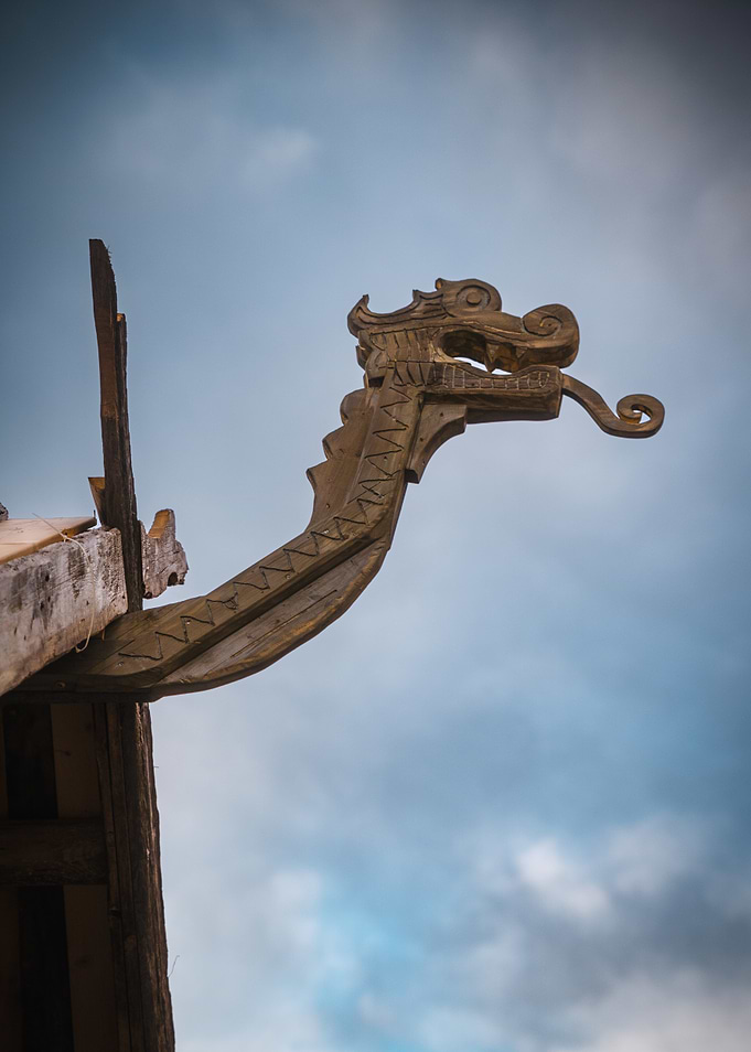Viking Ship Dragon Head