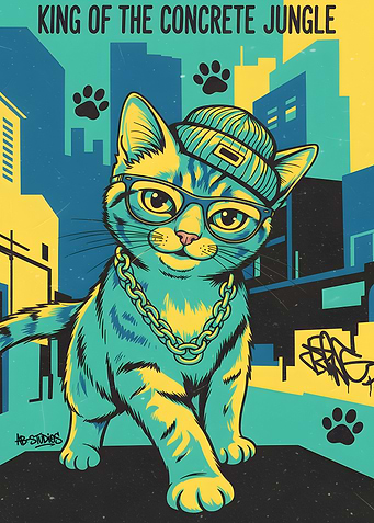 King of the Concrete Jungle Cat