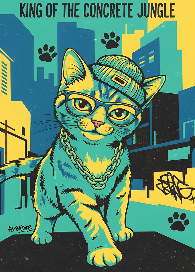 King of the Concrete Jungle Cat