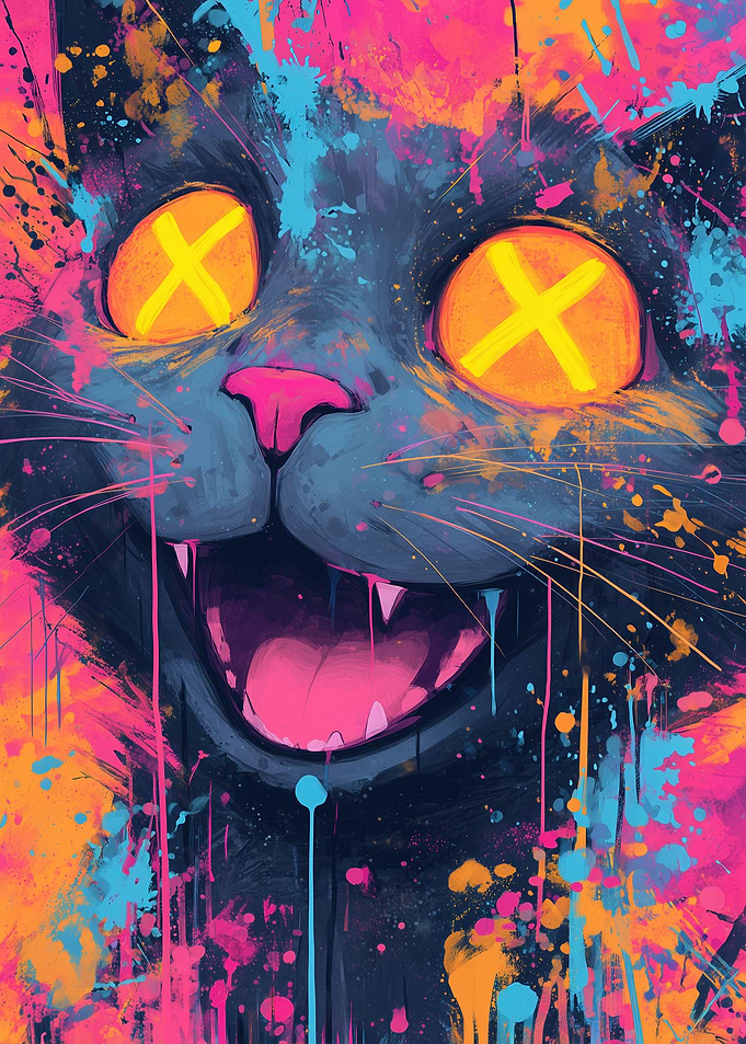 Psychedelic Cat