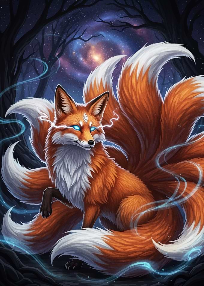 Nine-tailed Fox Enchanted Forest