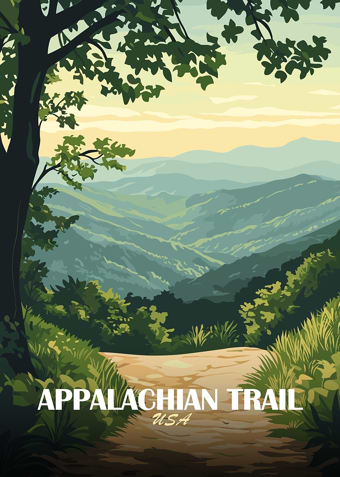 Appalachian Trail Landscape Art