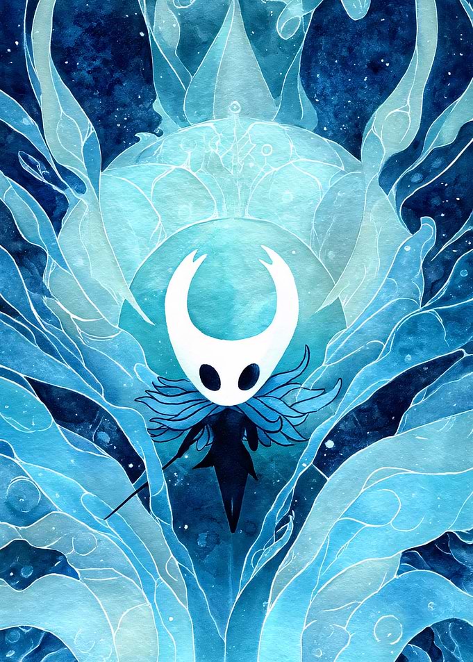 Hollow Knight Watercolor Art