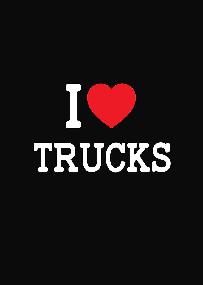 I Love Trucks Graphic