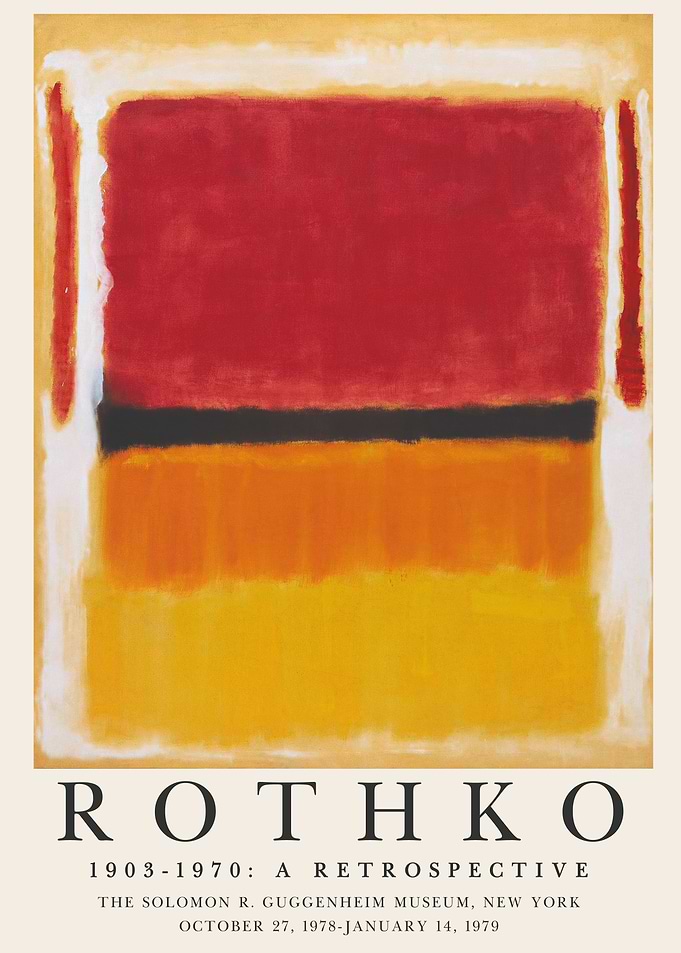 Rothko Retrospective Abstract Painting