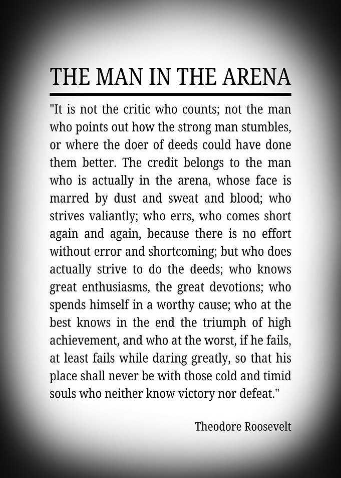 The Man in the Arena Quote