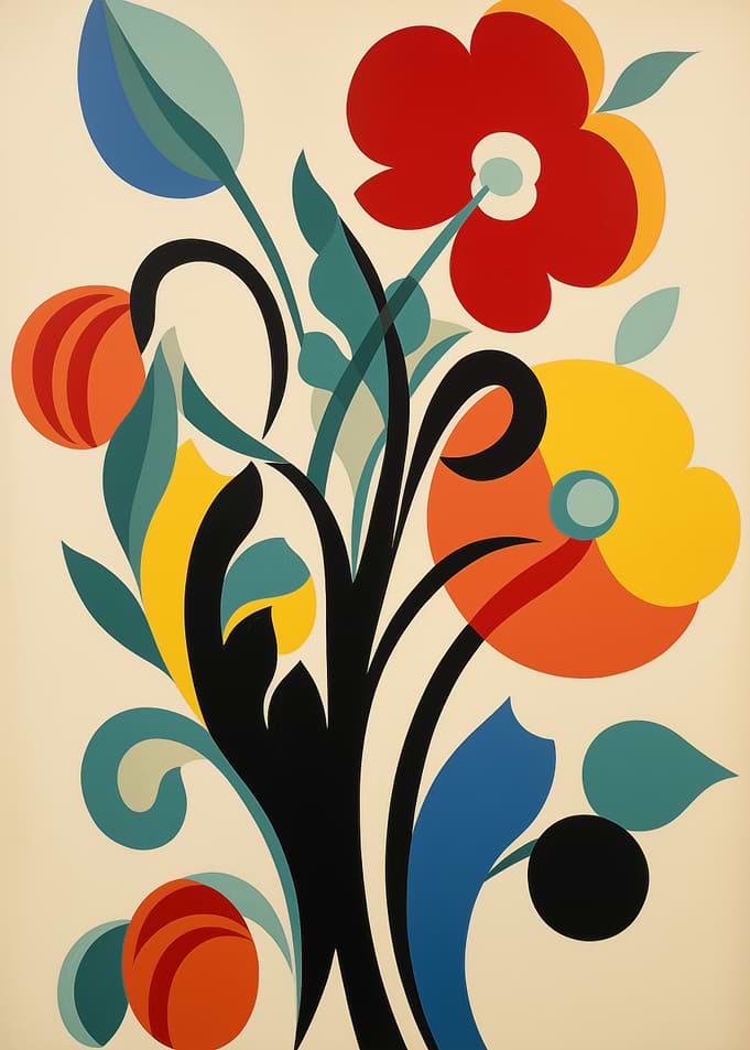 Abstract Floral Arrangement