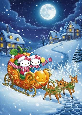 Hello Kitty Winter Sleigh Ride