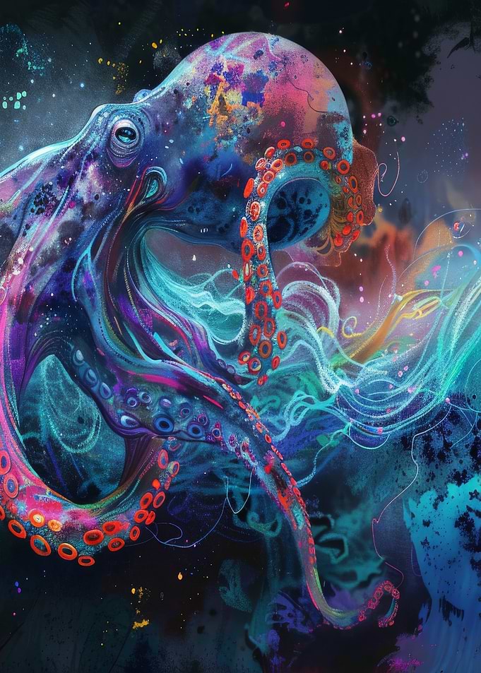 Colorful Octopus part 2