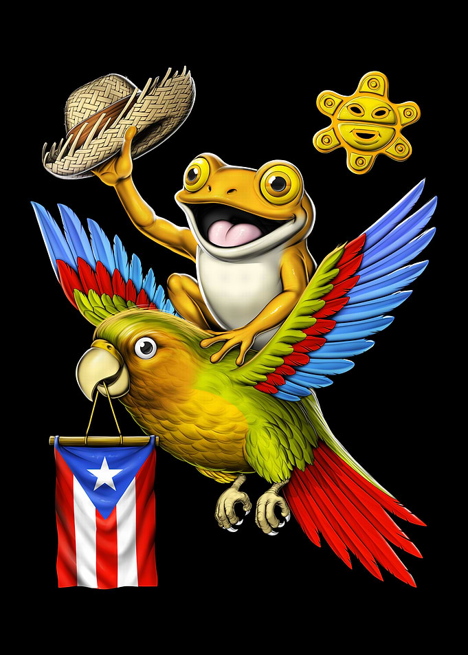 Puerto Rican Coqui Frog