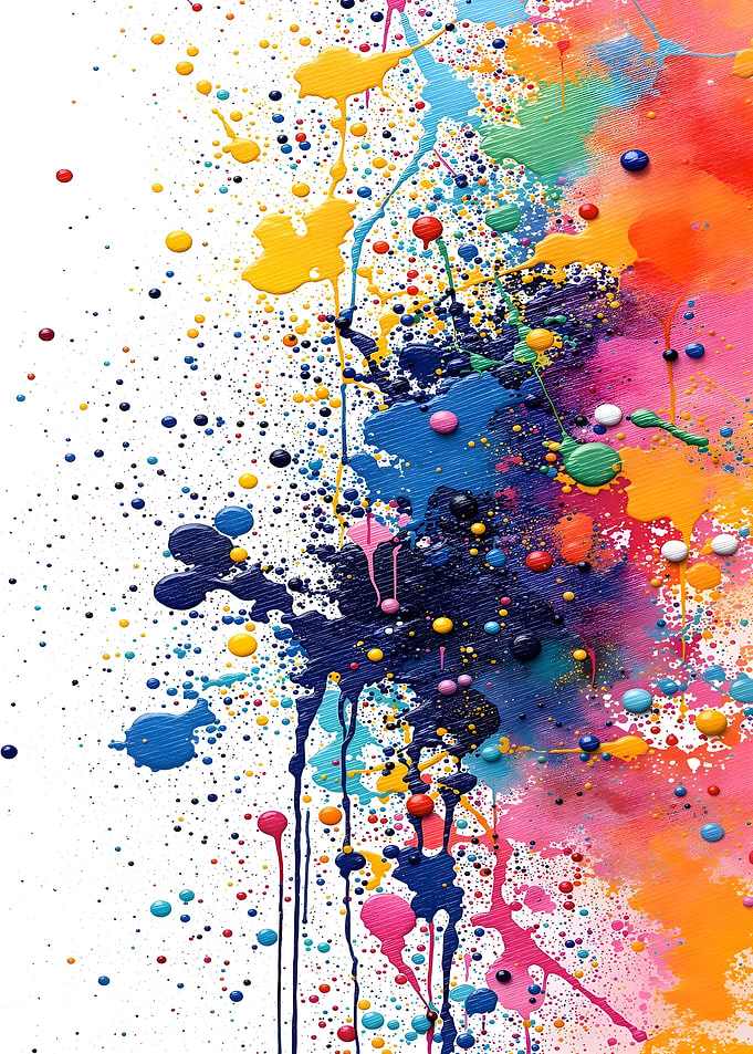 Colorful Paint Splatter