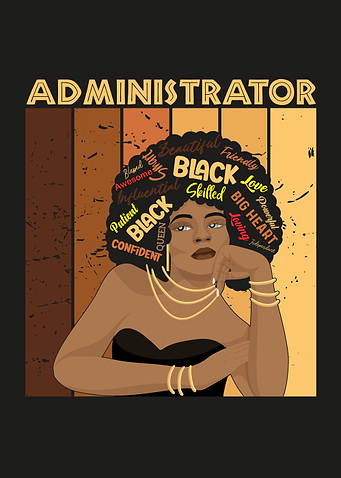 Administrator Black Woman Worker Black History Month
