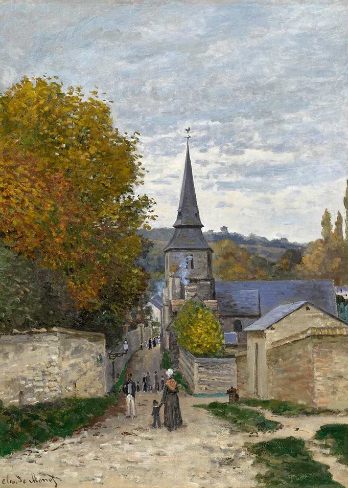 Vétheuil in Autumn by Claude Monet