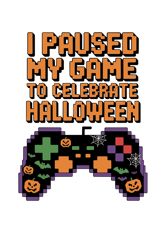 Halloween Gamer Quote