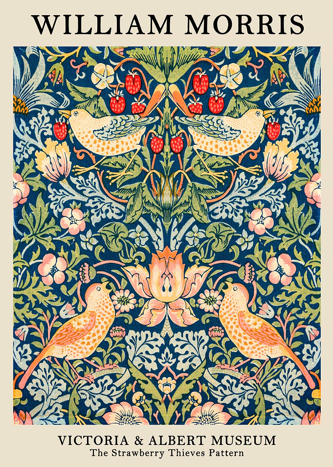 William Morris Strawberry Thief Pattern