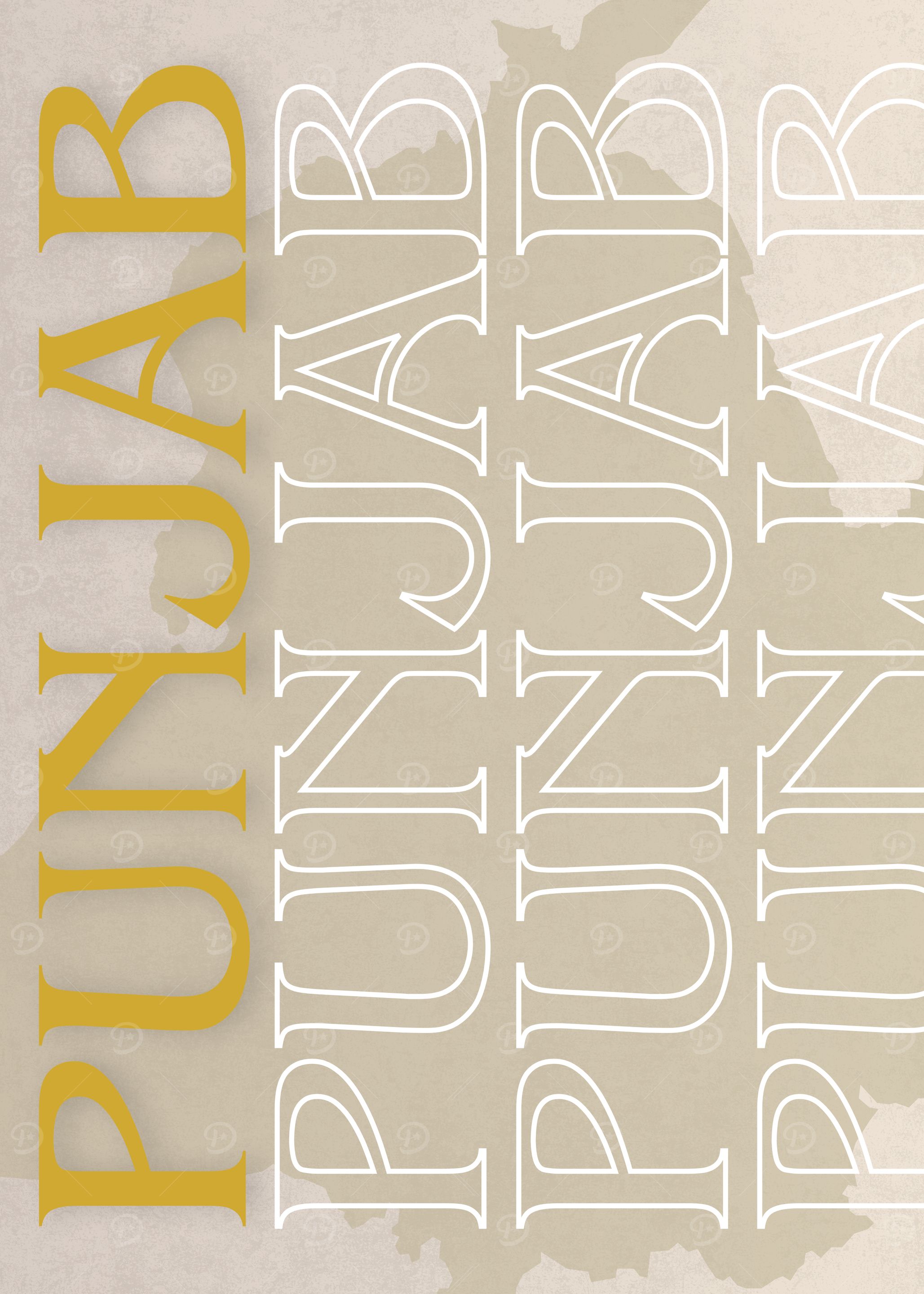 Punjab Text Art