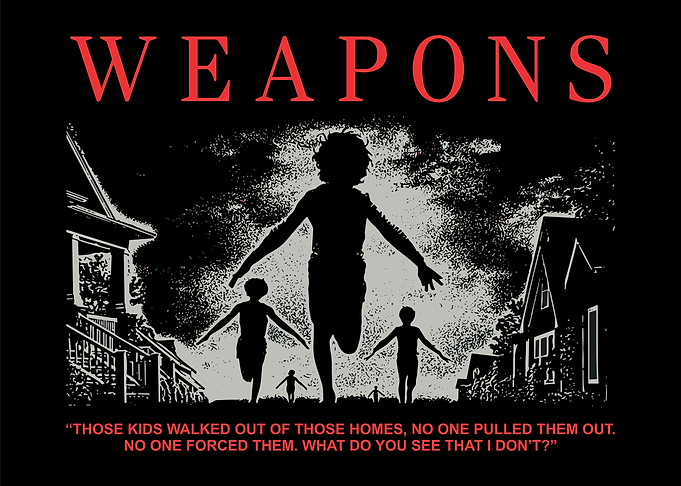 WEAPONS Horror : Silhouette of Children Running