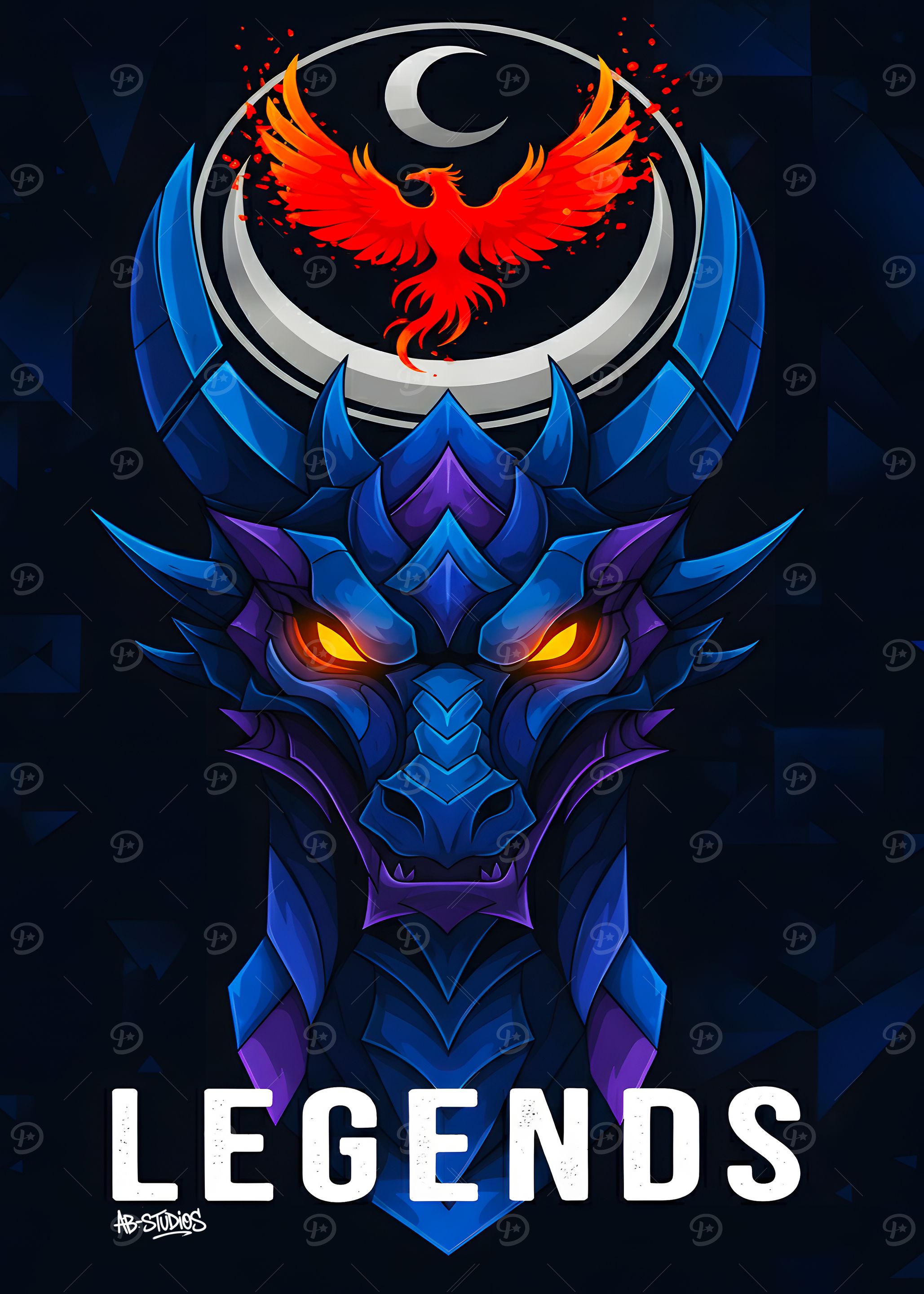 Dragon and Phoenix Legends Artwork