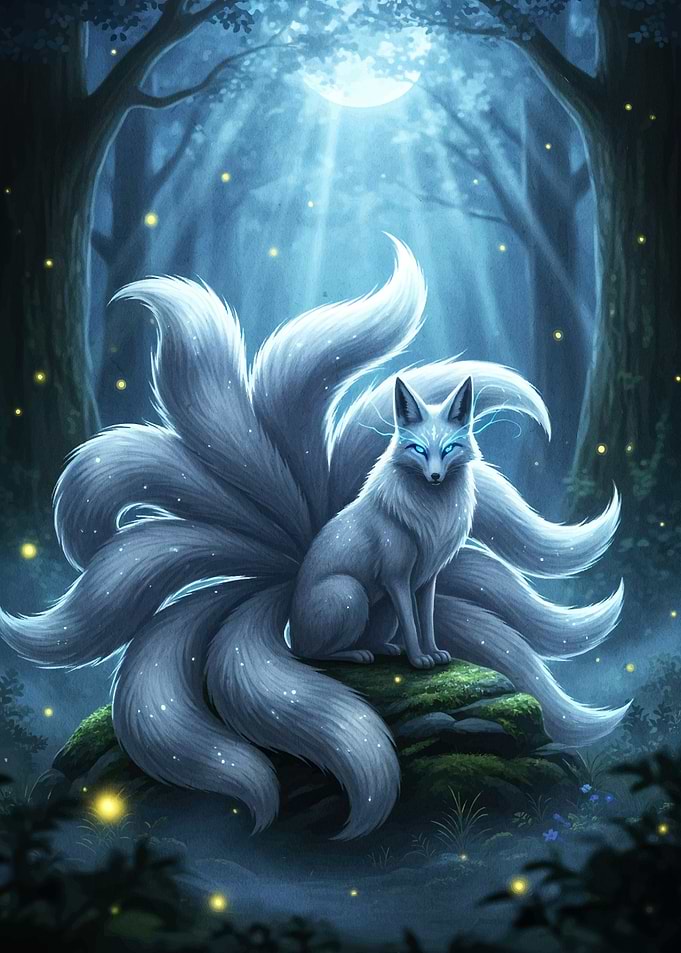 Nine-tailed Fox Enchanted Forest