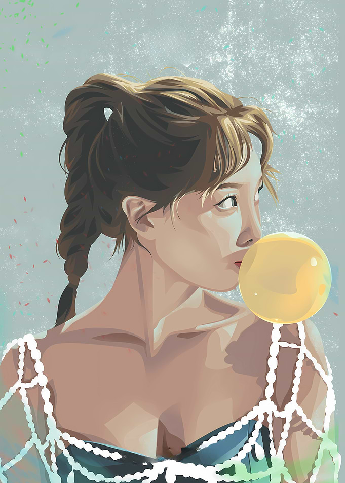 Twice Nayeon bubble gum