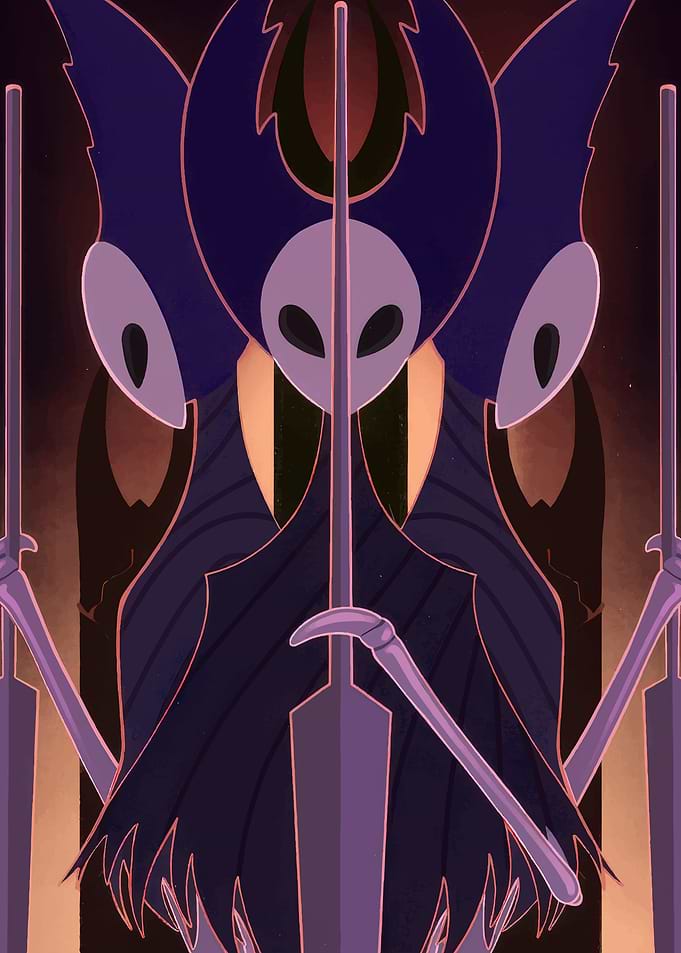 Hollow Knight character digital art