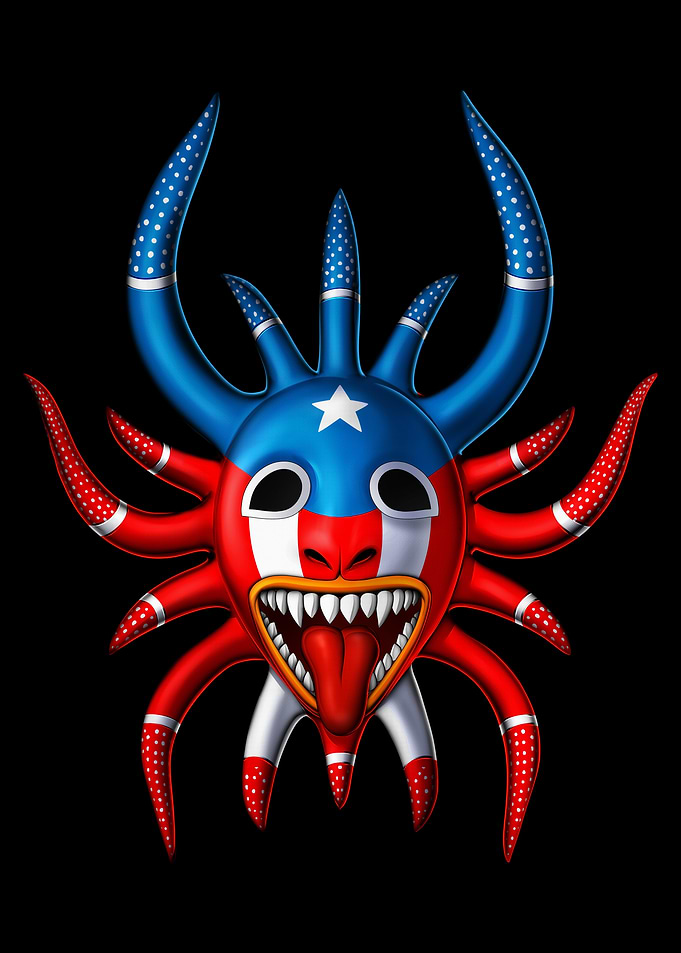 Puerto Rican Vejigante Mask