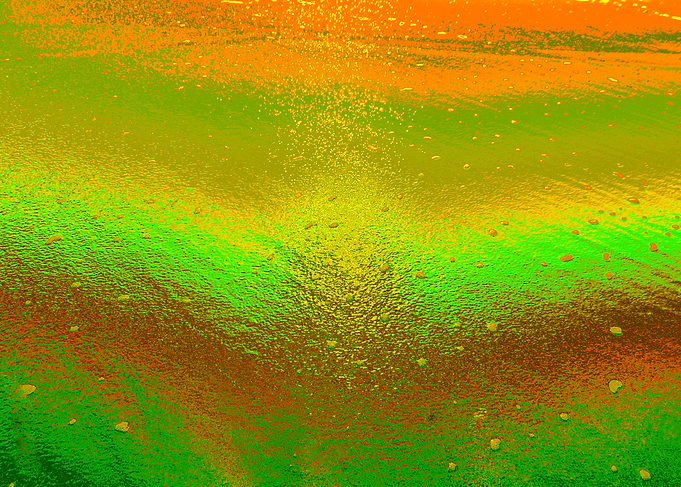 Abstract Green and Orange Texture