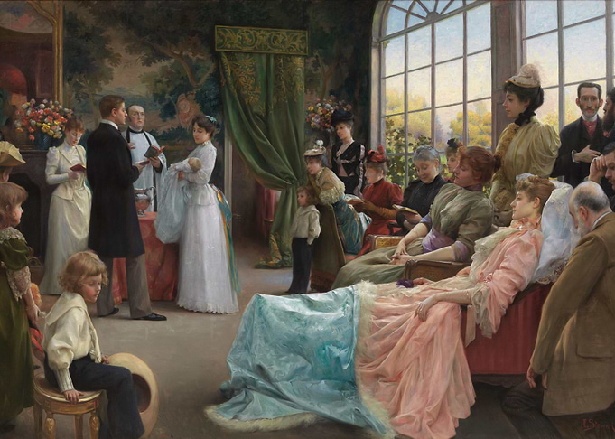Baptism Ceremony Painting