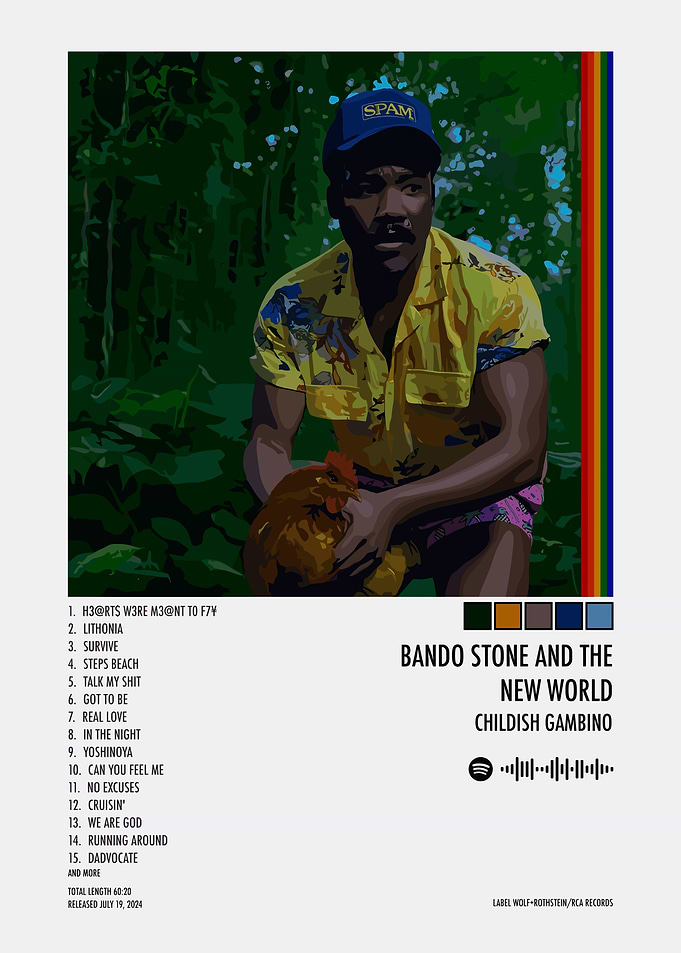 Childish Gambino - Bando Stone Album Art
