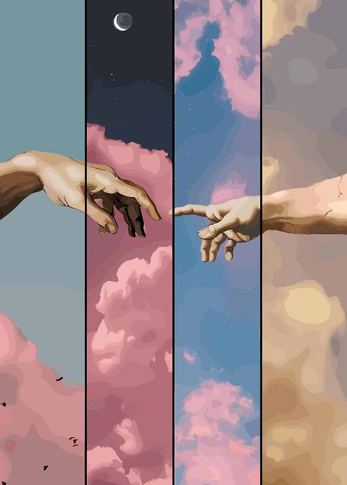 Creation of Adam Inspired Cloudscape