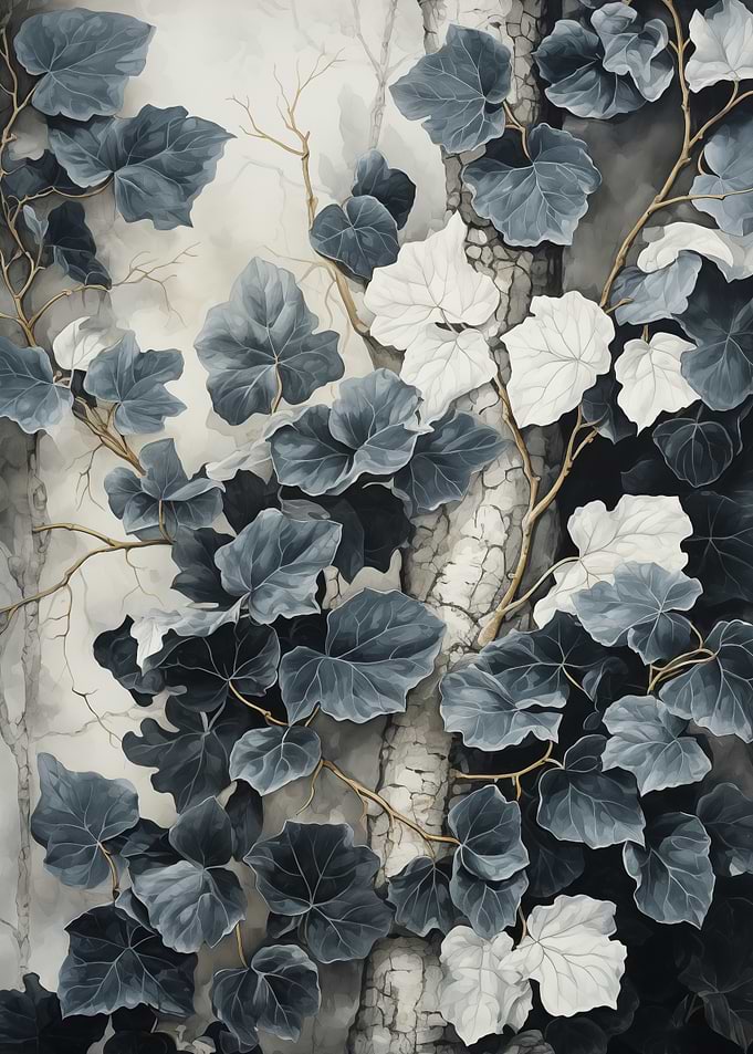 Ivy Birch Tree Botanical