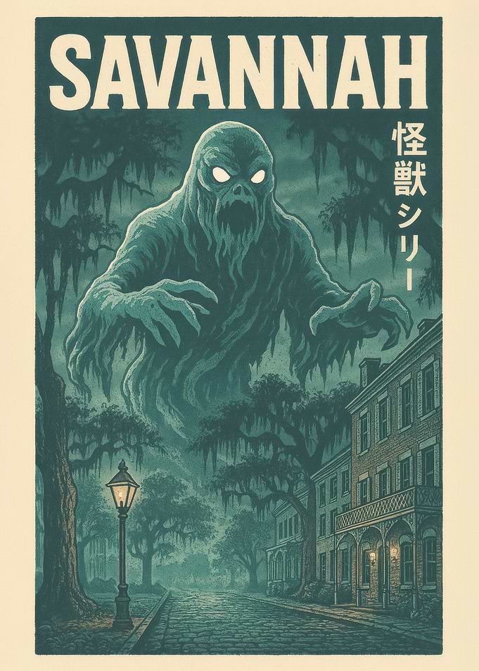 Savannah Ghostly Monster Vintage Encounter
