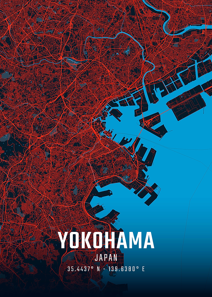 Yokohama City Map