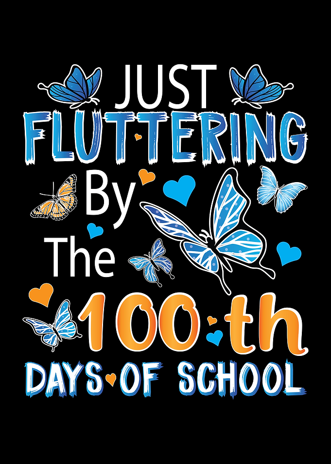 100th Day of School Butterflies