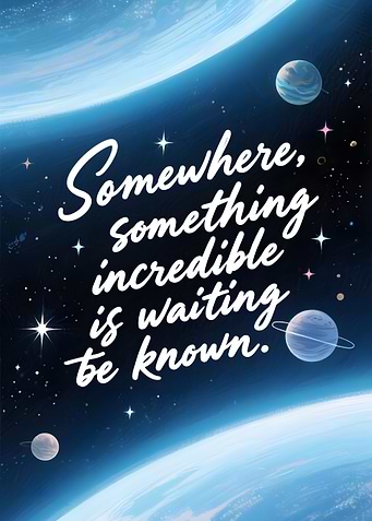 Science Quote by Carl Sagan in Space Planets Background