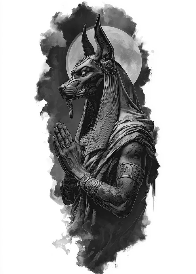 Monochrome Anubis