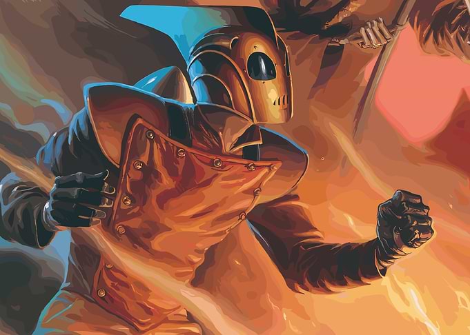 Steampunk Warrior in Action