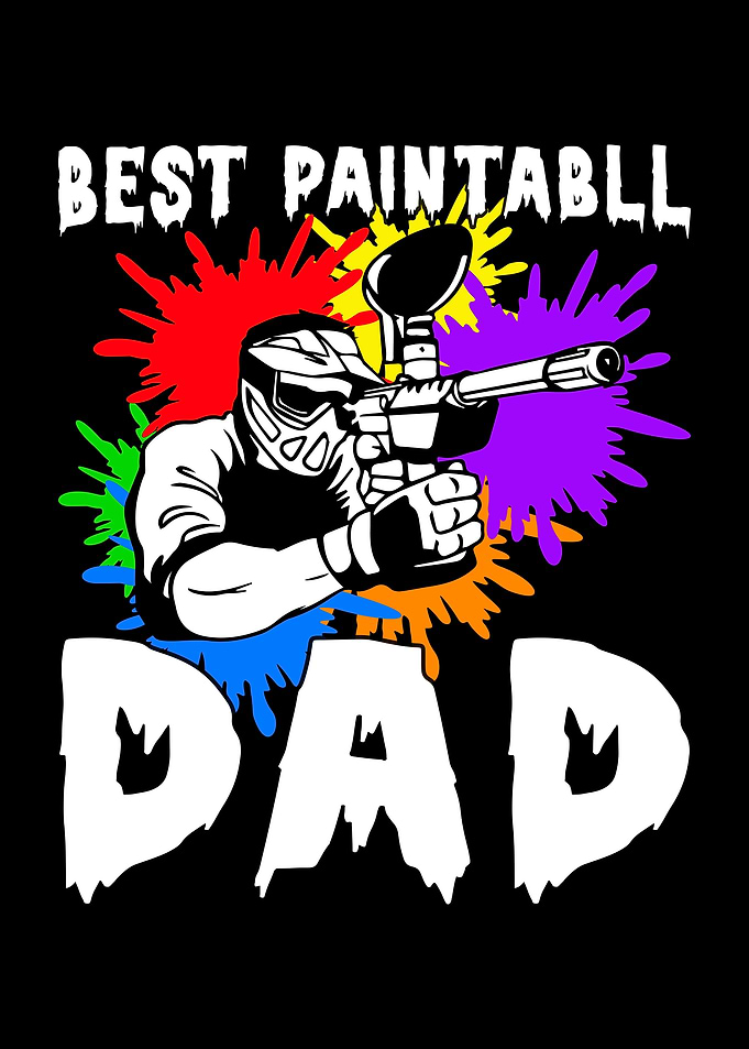 Best Paintball Dad Graphic