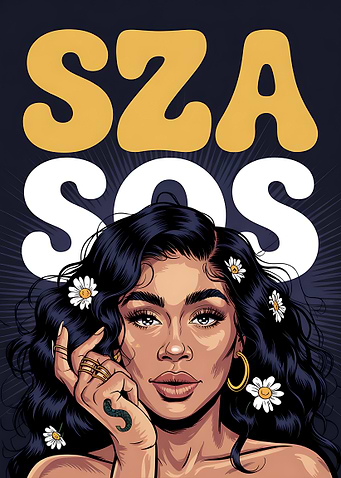 SZA SOS Album Cover Art
